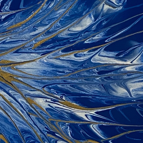 Original Hand Painted Acrylic on Tile - Picture 3 of 6